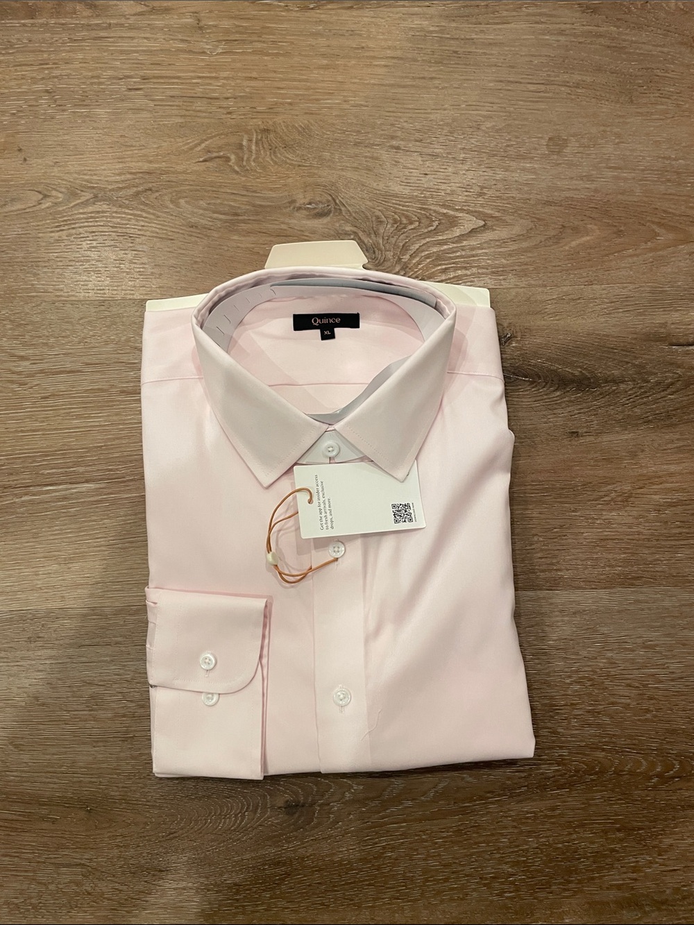 Quince Men's Pale Pink Classic Dress Shirt